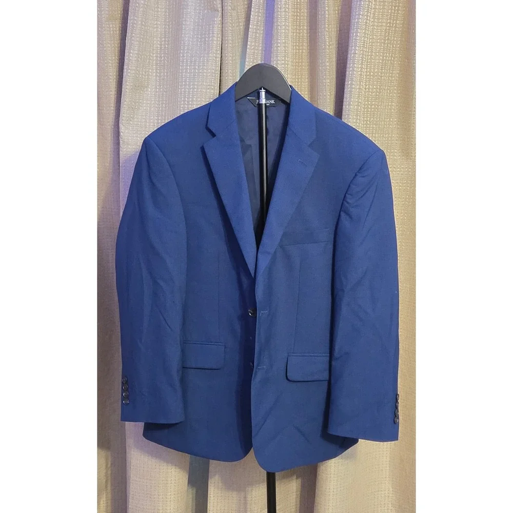 Jos. A. Bank 2 Button Sports Jacket Mens Size 38 Short Navy